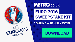The 2021 uefa european championship will be the 16th edition of the tournament and will be held in 11 countries. Euro 2016 Sweepstake Kit Download And Print Your Free Cut Out Template Metro News