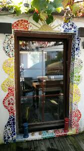 Tur Fenster Eingerahmt Mosaik Fenster
