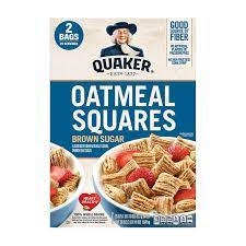 The nutrition data below provides all the required information. Quaker Oatmeal Squares Cereal 58 Oz Costco