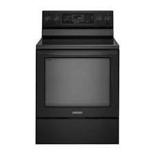 kitchenaid kers303bbl single oven