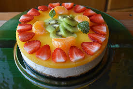 8 stampo ø 22 cm pubblicato nel numero: Cheesecake Light Con Gelatina All Arancia Dessert Senza Cottura