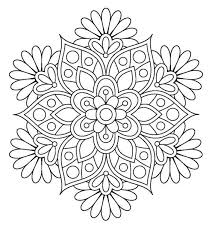 Mandalas Faciles Para Colorear