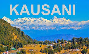 Kausani Uttaranchal a beautiful hill station 60k from Nainital