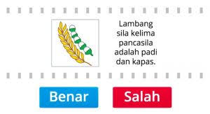 Lambang pancasila adalah burung garuda yang memiliki perisai ditengahnya dengan 5 logo lainnya, yaitu bintang, banteng, pohon beringin, rantai, serta padi dan kapas. Makna Dari Sila Pancasila Sebagai Dasar Negara Belajar Mandiri Yuk