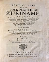 Herlein Beschryvinge Van De Volk Plantinge Zuriname 1718 Titelpagina Geschiedenis Boeken