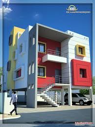 House With Ground Floor Parking Space 3600 Sq Ft Kerala House Design Modern House Facades Modern House Design