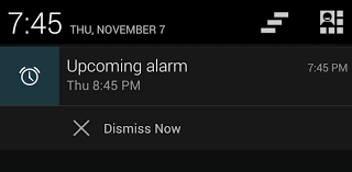 Dream bean statusbar + notification download from here 3. Android 4 4 Clock App Allows Dismissing Upcoming Alarms From The Notification Bar