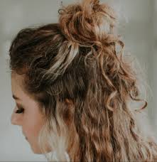 Chunky braid bun for curly hair if you are wearing your hair natural, or are transitioning, protective styles are your best bet for the workplace, as they will cut down on prep time in the morning (which is especially helpful for curly hair). 35 Best Half Up Half Down Bun Hairstyles That Don T Look Messy Yourtango