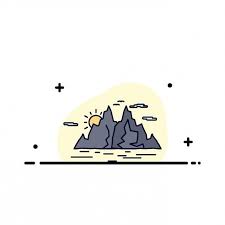 Karakter pendakian kartun siluet hitam mendaki gunung ilustrasi karakter teratas tokoh pendakian kreatif pendaki gerakan kebugaran pola dekoratif more. Gambar Hill Lanskap Gunung Sifat Air Rata Warna Ikon Vektor Latar Belakang Bay Pantai Png Dan Vektor Untuk Muat Turun Percuma Lanskap Gambar Grafik
