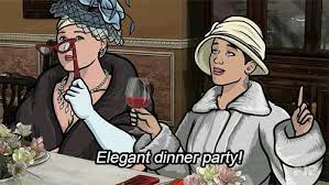 Archer, newland, and the van der luydens publicly support ellen with a dinner party; Outlaw Country W Cheryl And Or Carol Tunt