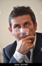 Frederic Taddei during Press conference by French Junior Minister for  Solidarity Valerie Letard presenting the Commission