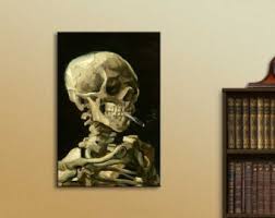 Kop van een skelet met brandende sigaret) is an early work by vincent van gogh. Van Gogh Skull Etsy