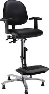 Ergonomic Chairs Antistatic Esd Ergo 2308 Esd Leatherette Black K07 Esd Adjustable Seat Angle Armrest 5 Esd Sbr E3t 00h A00 Ergonomic Chair Chair Chair Design