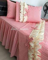 时尚的褶边床罩mi不是很漂亮的颜色 wohnideen schlafzimmer hausdekor hausdekoration wohnzimmer einrichten wohn nevresim takimlari nevresim takimi dekoratif yastiklar