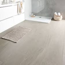Natural Greige Satin Stone Effect Porcelain Floor Tile Pack Of 6 L 600mm W 300mm Departments Tradepoi Porcelain Flooring Porcelain Floor Tiles Flooring