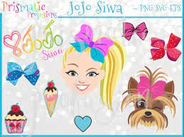 Jojo Siwa Image Clipart Diy Modern Printable Digital File Png Svg Eps Pdf Stickers Inst Jojo Siwa Birthday Free Birthday Printables Jojo Bows