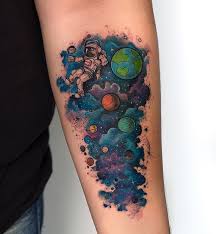 132 pieces space astronaut tattoo temporary space planet glow tattoo stickers outer space egmbgm 6 sheets outer space face temporary tattoos for kids halloween watercolor skull. Watercolor Tattoos