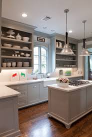 sally wheat interiors chic gray kitchen
