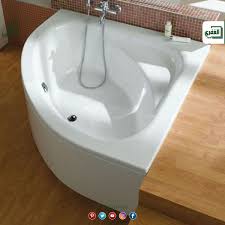 من شركة vitra turkiye بانيو زاوية اكريليك متوفر مقاسات 140x140 cm متوفر اللون الابيض 130x130 cm متوفر اللون البيج للمز bathtub instagram posts bathroom
