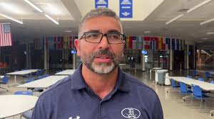 Dinwiddie assistant Derek Burke ahead of the playoffs