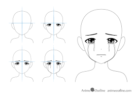 4 Ways To Draw Crying Anime Eyes & Tears - Animeoutline