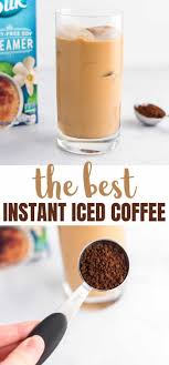 How To Make Iced Coffee With Instant Coffee This Will Change Your Life So Good And Really In 2020 Iced Coffee Recipe Easy Easy Coffee Recipes Instant Coffee Recipes