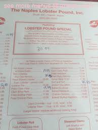 Provider of healthy home cooked meals, baked goods, fresh soups and sandwiches for take out. Online Menu Of Naples Lobster Pound Restaurant Naples Maine 04055 Zmenu