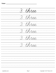 How to write one to ten in cursive form and how to write fast handwriting beautifully.learn the writing styles from one to ten. Cursive Handwriting Number Tracing Worksheets 1 20 Supplyme