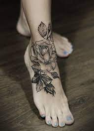 Fuesse Flexy Girl Back Feet Bellybutton Zungen Lippen Special Details Tattoos Rose Tattoo Foot Foot Tattoos
