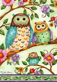 Cute For Spring Owl Baykus Decoupage