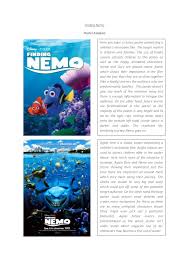 Free shipping for many products! Finding Nemo Analysis