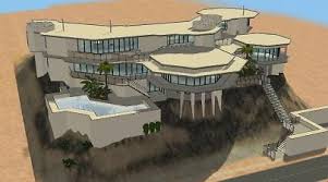 Mod The Sims Tony Stark Mansion From The Iron Man Movies Iron Man House Mansions Tony Stark House