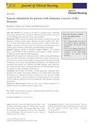 The new york times reported on tuesday that he was known to the fbi because he was linked to another person who has been under investigation for something else. Pdf Sensory Stimulation For Persons With Dementia A Review Of The Literature
