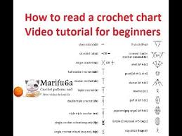 how to read a crochet chart diagrams free video tutorial for beginners