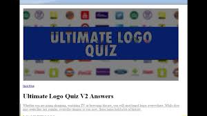 We did not find results for: Ultimate Logo Quiz V2 Answers 2021 100 Youtube