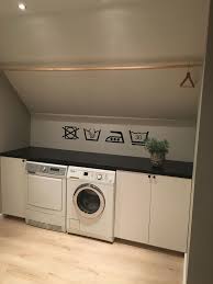 Wasruimte Kastjes En Aanrechtblad Van Ikea Was Sjablonen Zijn Laundry Room Design Laundry Room Farm House Living Room