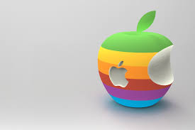 3d Apple Logo Color Apple Logo Wallpaper Iphone Apple Wallpaper Apple Logo