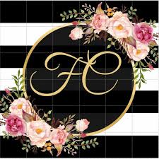 Black And White Striped Backdrop With Flowers Gold Monogram With Black White Striped Floral Deco Classic Round Sticker Zazzle Com In 2020 Floral Stripe Flower Phone Wallpaper Flower Background Wallpaper
