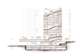 Highrise Building Section Architectural Section Concept Architecture Architecture Presentation