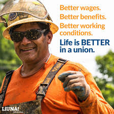 FridayFact: In the construction industry, union workers make 40% MORE than  non-union workers. 💪💰 #FeelThePower of a #UNION paycheck and make the  switch to #LIUNA today! Find your Local: https://www.liuna.org/find-a-local