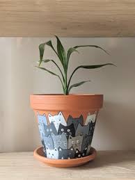 Painted Cats Terracotta Flower Pot 7 Steps With Pictures Instructables Cute little succulent plants are always nice to have in the house.
