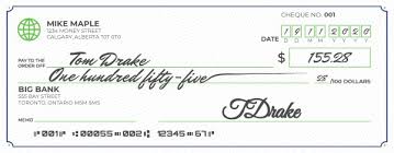 You won't need the cheque number. How To Write A Cheque Maplemoney