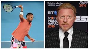 Boris becker arrived at wimbledon on monday under the cover of an umbrella as day one of the championships kicked off, with his girlfriend lilian de carvalho on his arm. Boris Becker Is A Bigger Doughnut Than I Thought Kyrgios In War Of Words With Tennis Legend Over Zverev S Partying Video Tennis News Hindustan Times