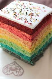 Gateau Arc En Ciel Noix De Coco Chocolat Blanc Recettes De Gateau Gateau Rainbow Gateau
