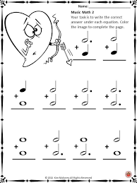 Valentine S Day Music Activities Music Math Music Math Music Activities Music Theory Worksheets