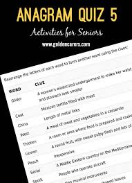 It's not uncommon for seniors to find themselves spending the majority of their retirement savi. Word Games For Seniors The Elderly