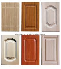 Both standard laminate and thermofoil cabinets can effectively mimic the look of wood cabinets but generally cost considerably less. China Thermofoil Pvc Kitchen Cabinet Door China Door Cabinet Door
