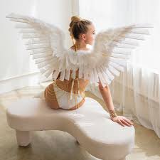 Large White Angel Wings | Archangel Wings Costume Adult – Zucker Feather  Products, Inc.