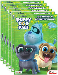 In every episode we get to see 11 minute stories showcasing rolly and bingo s differences and similarities while demonstrating lessons about creativity. Bendon Disney Juniors Puppy Dog Pals Coloring And Activity Book With Stickers Pack Of 6 Educational Toys Planet