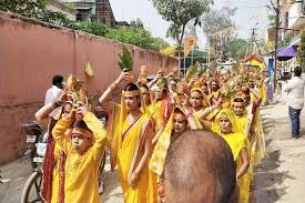 पंचवटी मंदिर में भगवान हनुमान जी की प्रतिमा का प्राण प्रतिष्ठा को लेकर  निकाली गई कलश यात्रा – NEWSWING